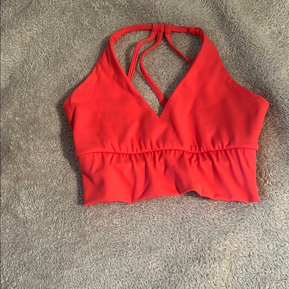 Vibrant Red Halter Top